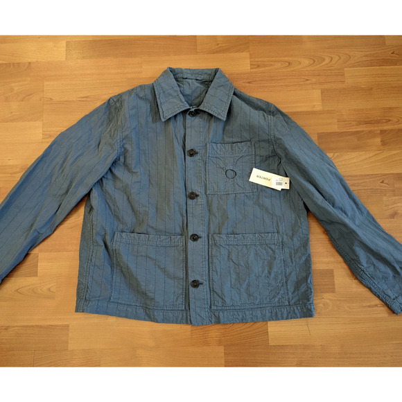 Craig green chore jacket navy quilted canvas cotton size Medium - Picture 1 of 6